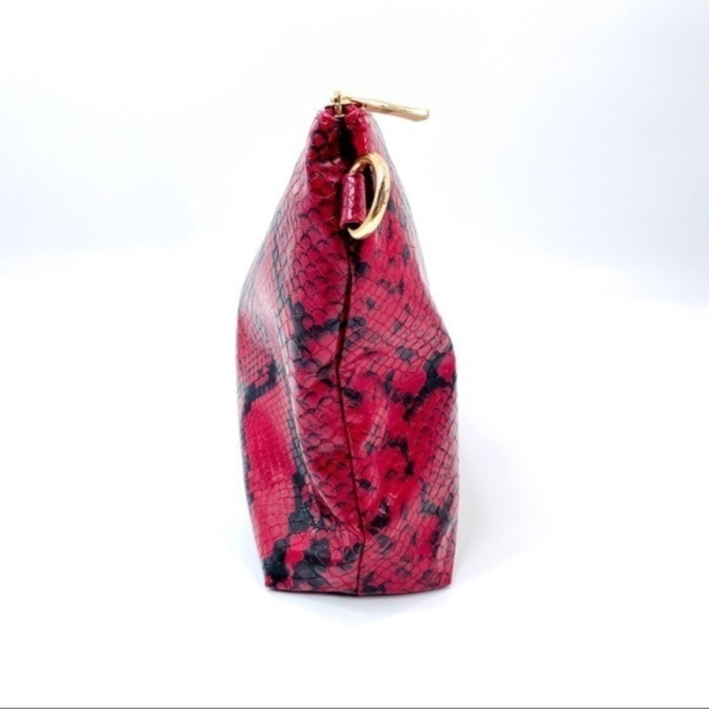 Python Snake Skin 2-in-1 Shoulder Bag - Picture 8 of 11